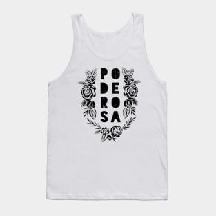 Poderosa - Black design Tank Top